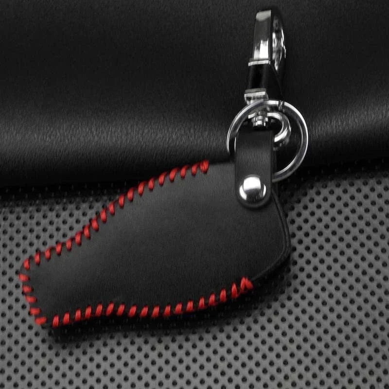 2 x Button Car Key Leather Protector Case for Mercedes A180 A200 A260