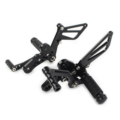 Rearset Foot Pegs for Suzuki Hayabusa GSX1300R (1999-2008) Black