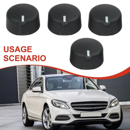 Air Conditioner Control Button Knobs / 4Pcs / for Mercedes C Class W203