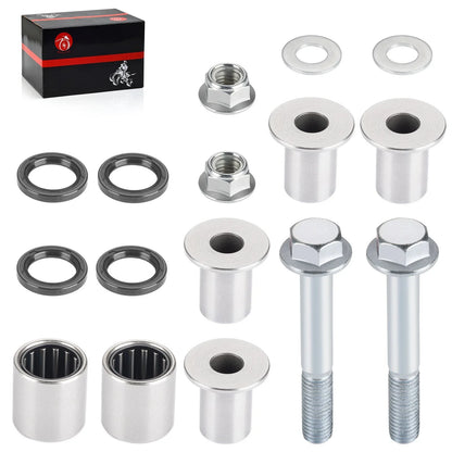 2 x Front Upper A-Arm Bushing & Bolt for Suzuki Quadsport Z400 LTZ400 (2003–2008)