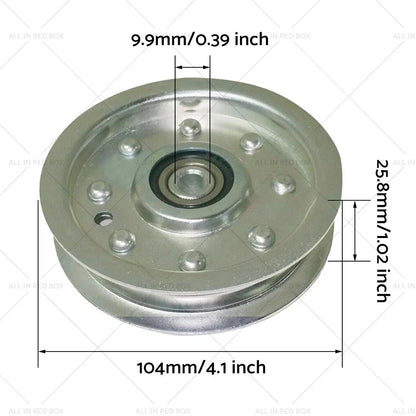 Flat Idler Pulley for MTD Cub Cadet Ride-On Mowers