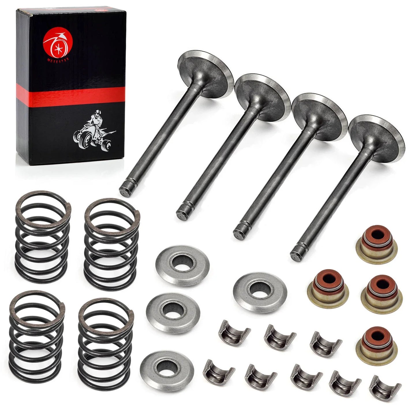 Piston & Intake Exhaust Valve & Gasket Kit for EZGO Robin 295cc (1992–2002)