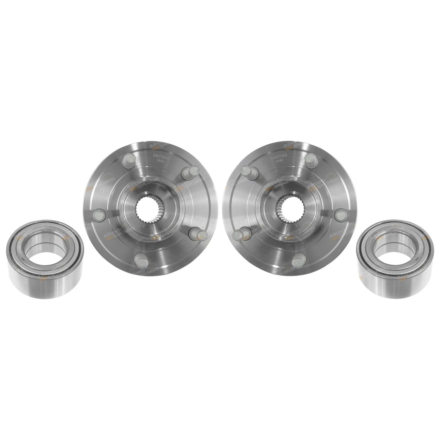 LH+RH Bearing Hub Assemblies Pair for Ford Territory SX SY (2004-2011)