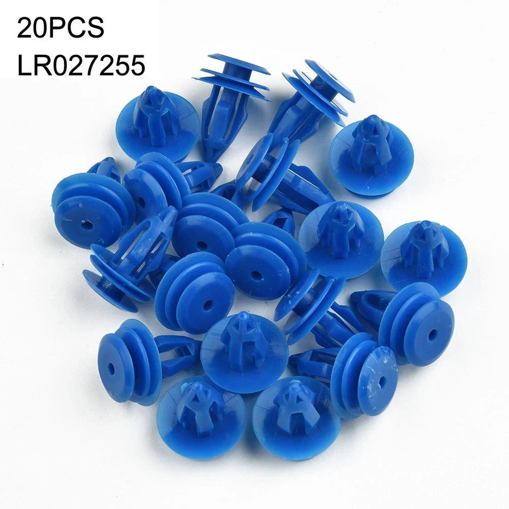 Clips Retainer Moulding Outer Wheel 10mm 20 x Arch Blue Exterior