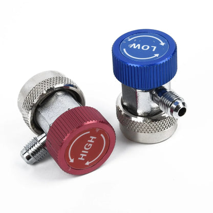 2 x A/C Quick Coupler Low & High Side R134a