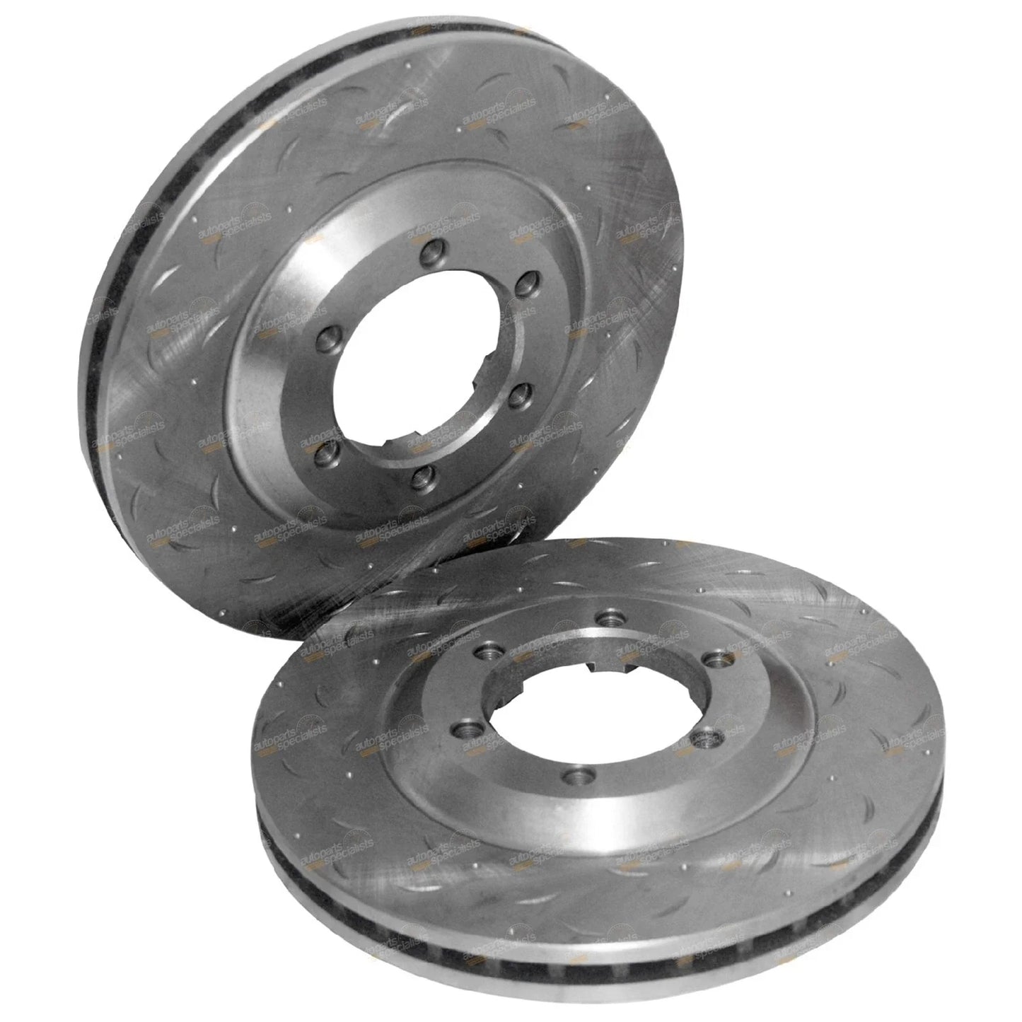 Front Disc Brake Rotors Pair for Isuzu D-Max Ute (2008-2012)