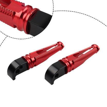 Red Rear Foot Pegs for Yamaha R3 R15 R25 MT-03 MT-07 MT-09 XSR700 (2015-2023)