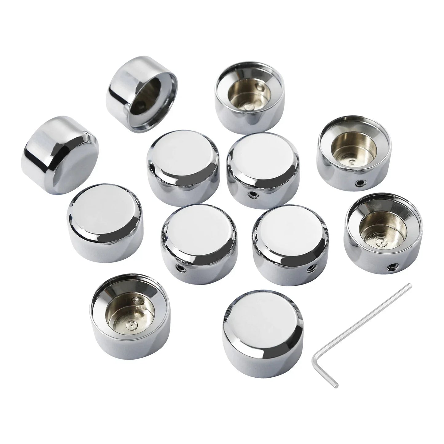 Chrome Engine Bolt Topper Covers for Harley Sportster S (2021-2024)