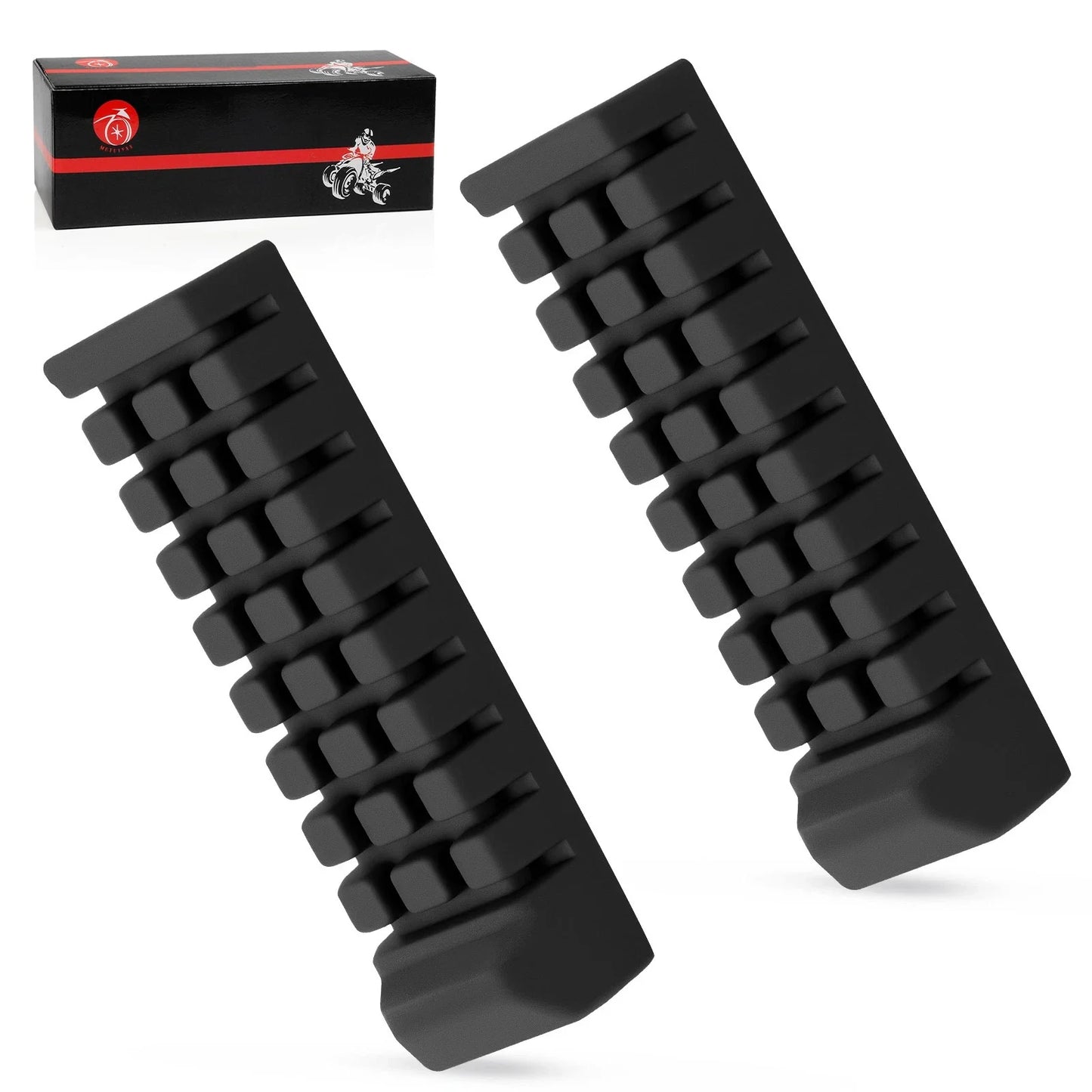 2x Foot Peg Rest Rubber for Suzuki QuadSport 80 LT80 LT80S (1987-2006)
