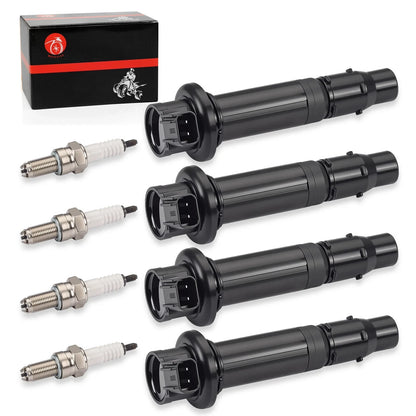 Ignition Coils Stick w/ Spark Plug for Yamaha YZF R6 (2003–2009)