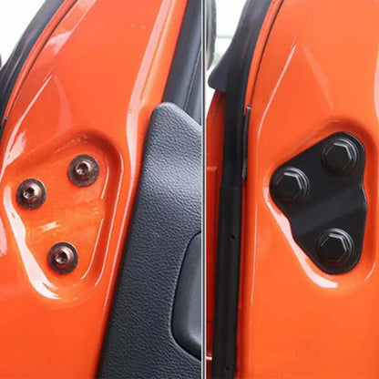 8x Door Lock Cover & Screw Protector Trim for Jeep Wrangler (2018-2024)