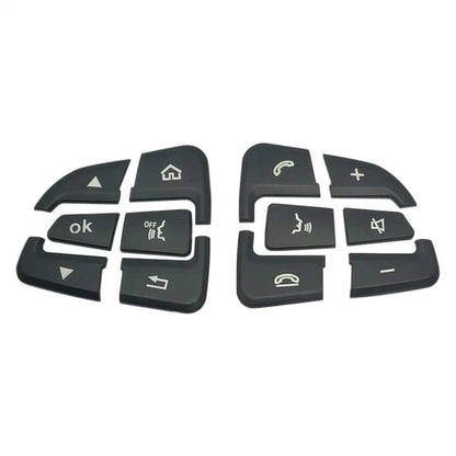 Steering Wheel Button Trim Set for Mercedes Benz GLC C Class W205 (2015-2018)
