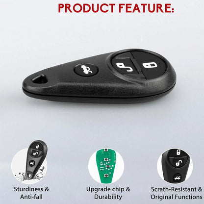 Keyless Entry Remote Key Fob for Subaru Forester, Impreza, Legacy (2008-2019)