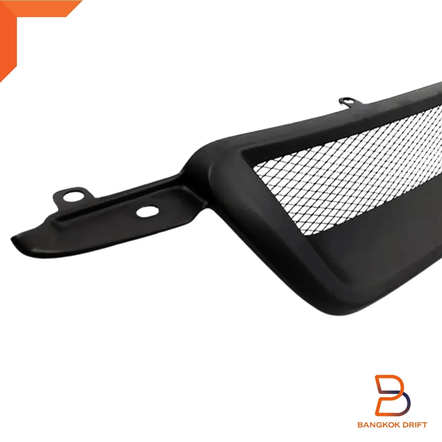 Matte Black Front Mesh Grille Garnish for Honda CR-V (2002-2006)