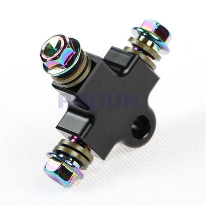 3-Way Hydraulic Brake Hose Pipe Tee Connector for Universal Motorcycle