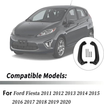 Car Interior Door Handle Manual Window Panel Left + Right for Ford Fiesta (2011-2020)