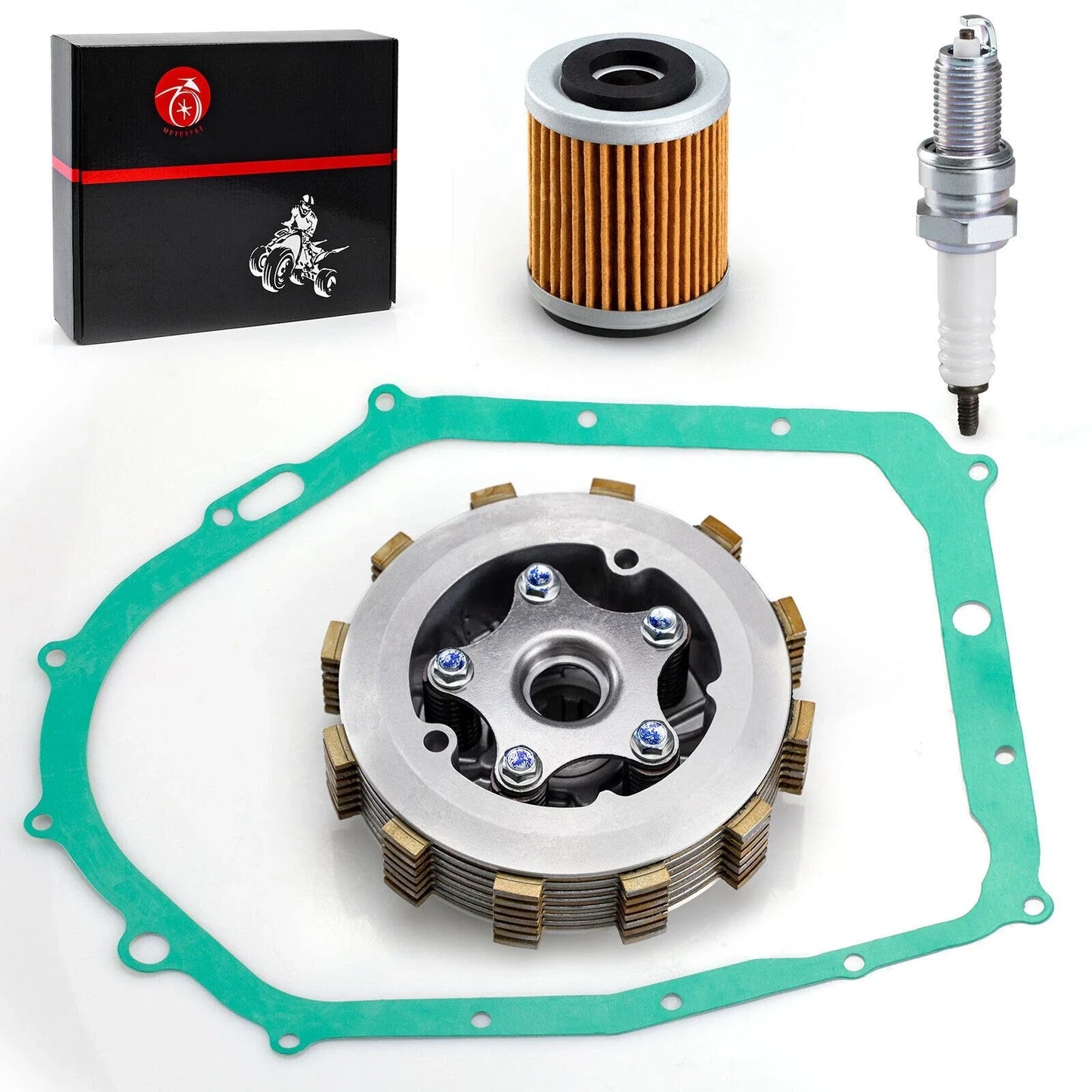 Heavy Duty Clutch Kit & Gasket for Yamaha Big Bear 350 YFM350 (1987–1998)
