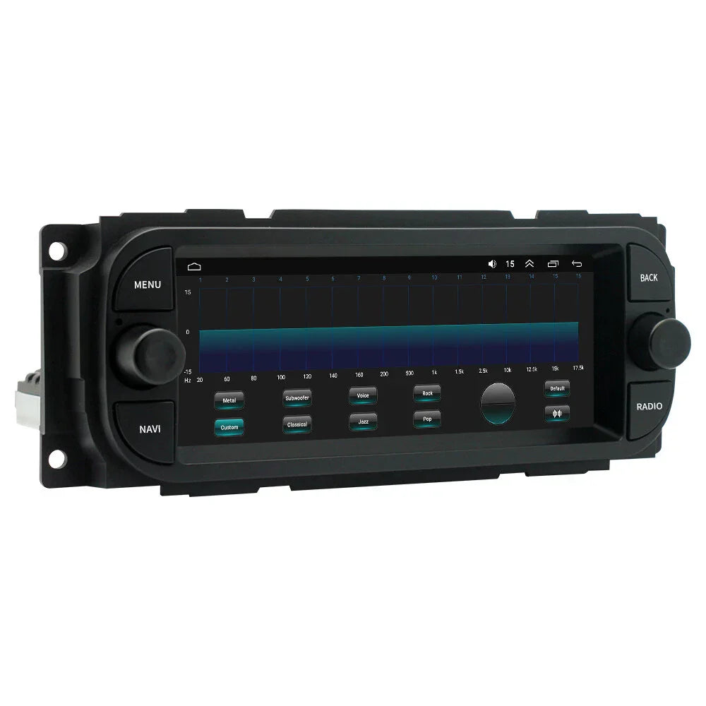 6.8" Android Stereo Radio GPS Navigation for Dodge Chrysler Jeep (2017-2023)