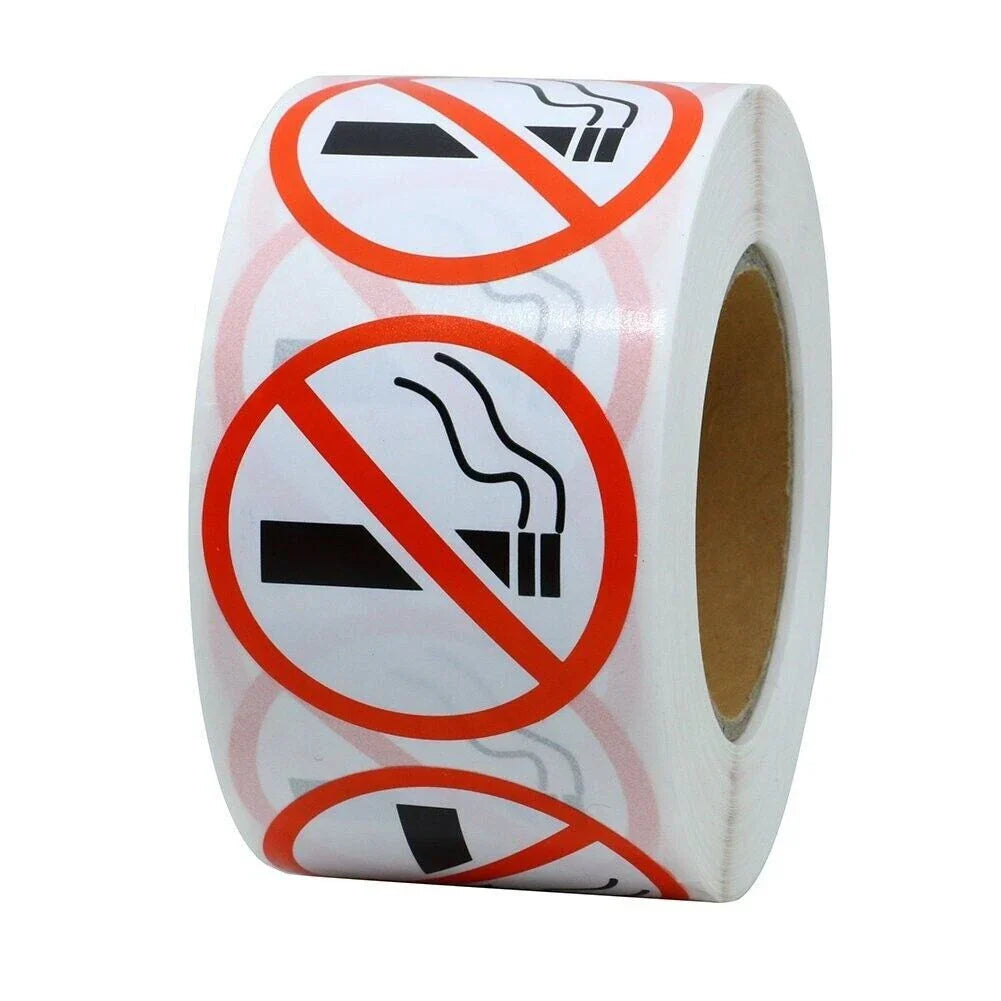 Roll / 500Pcs / No Logo Sign Restaurant Bus Shop Round Sticker
