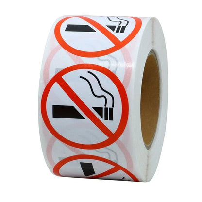 Roll / 500Pcs / No Logo Sign Restaurant Bus Shop Round Sticker