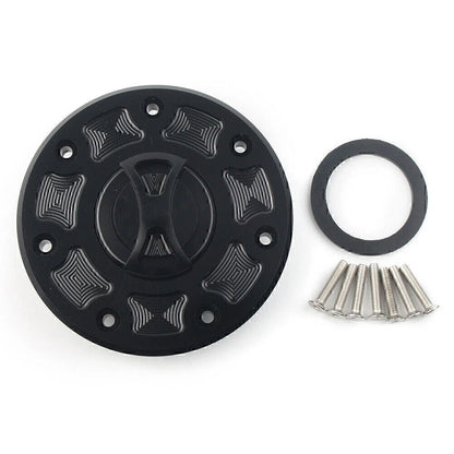 Fuel Gas Tank Cap Cover for Kawasaki Ninja 500, ZX-6, ZX-7, ZX-9, ZRX1100, GPZ500