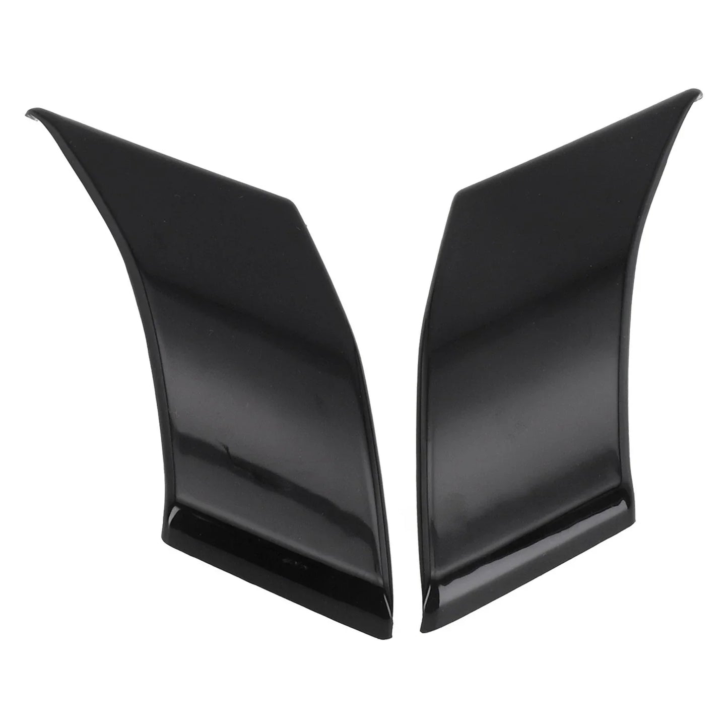 A Pillar Triangle Trim Glossy Black for Cars