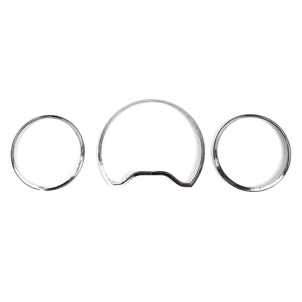 Speedometer Gauge Dial Rings Bezel Trim for Mercedes Benz C E CLK Class (2003-2009)