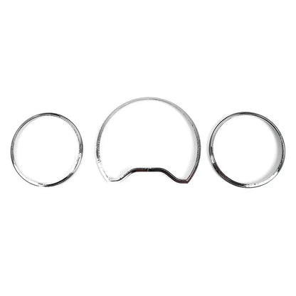Speedometer Gauge Dial Rings Bezel Trim for Mercedes Benz C E CLK Class (2003-2009)