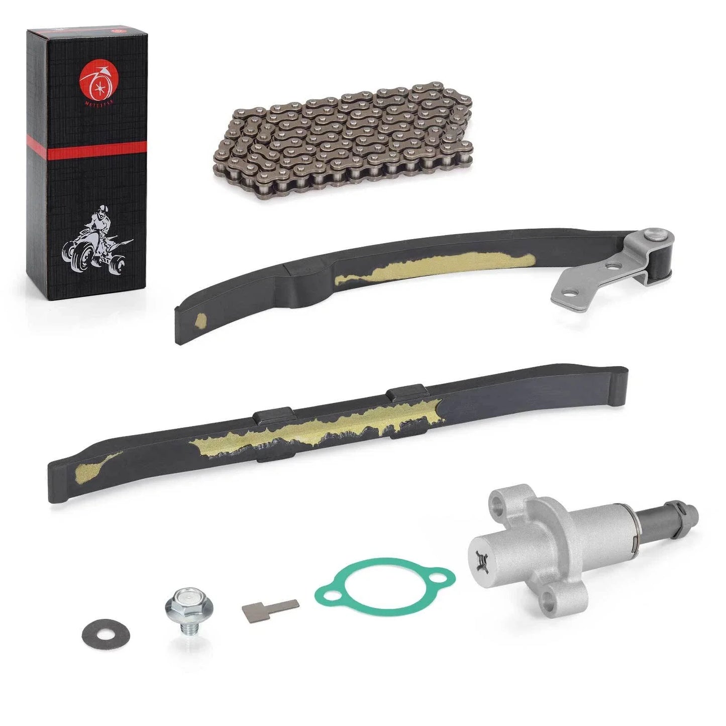 Cam Timing Chain & Tensioner w/ Guide Kit for Yamaha Tracker YFM250 (1999–2004)