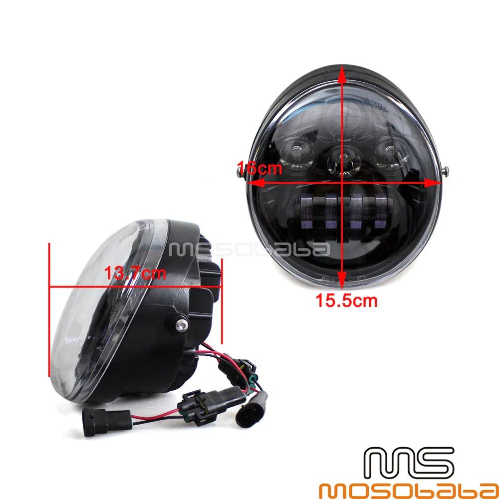 DOT Approved LED Headlight Lamp for Harley V-Rod (2002-2017)