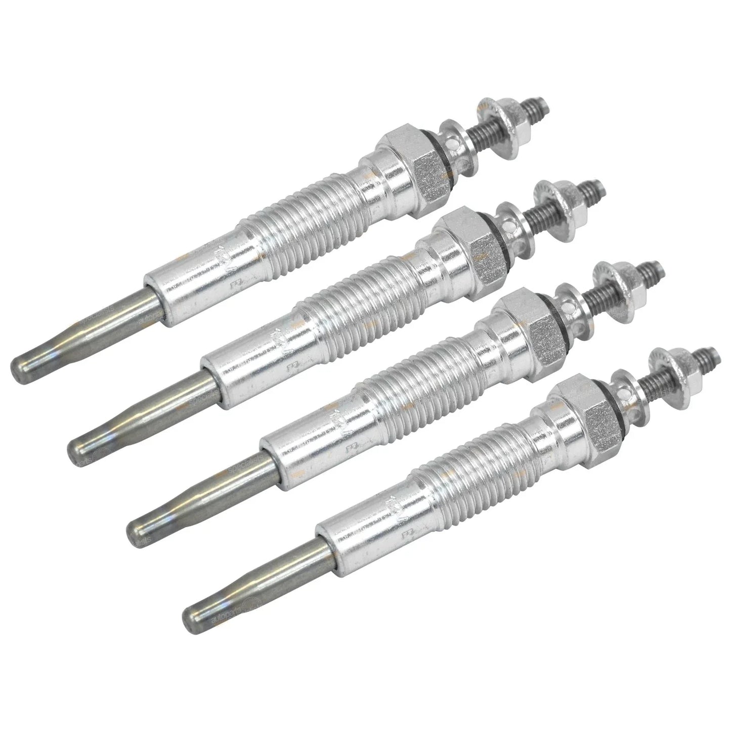 Set of 4 Etecno Glow Plugs for Ford Econovan 2.2L R2 Diesel Engine (1984-1997)