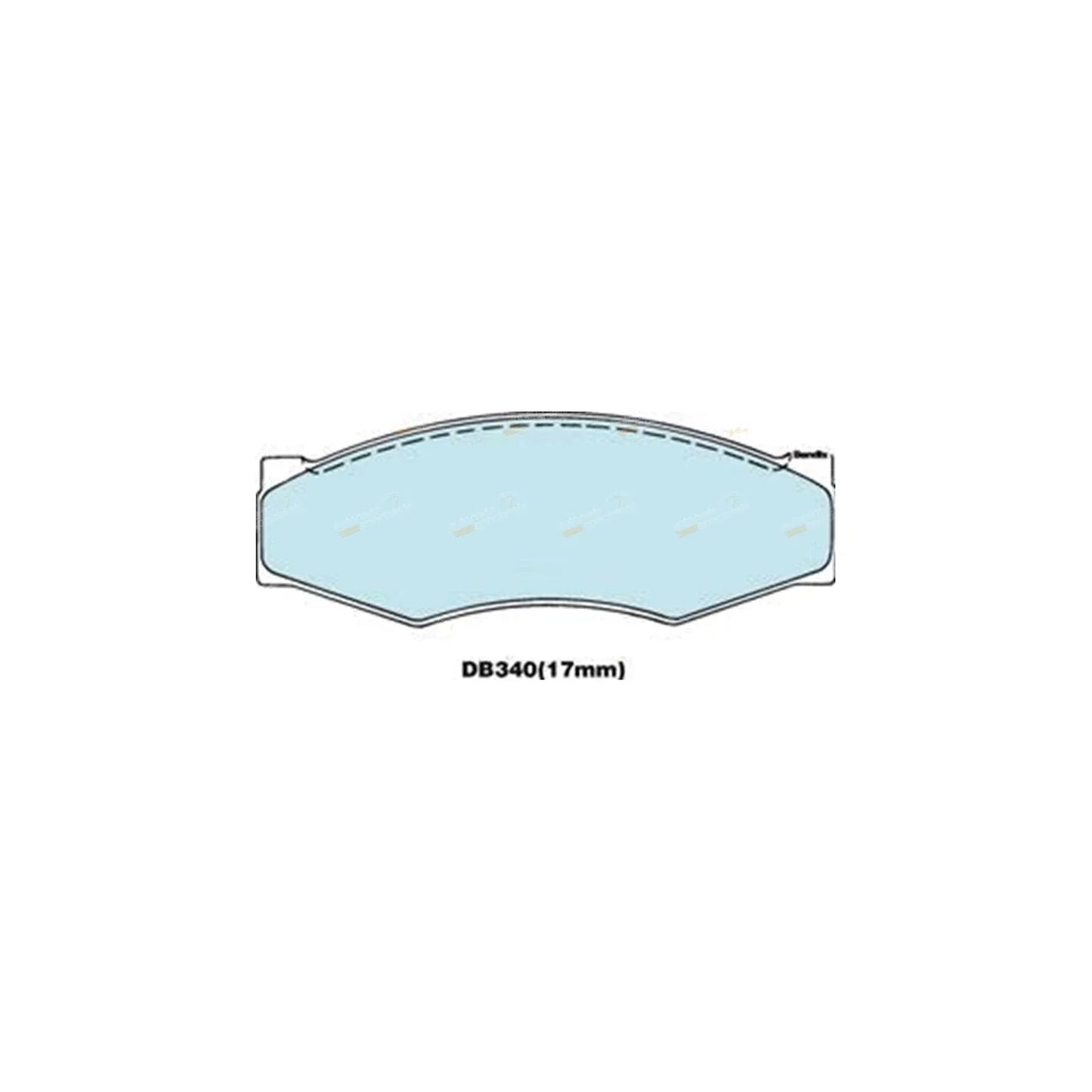 Front Disc Brake Pad Set Nissan Pathfinder D21 2.4L Z24 (1986 - 1991)