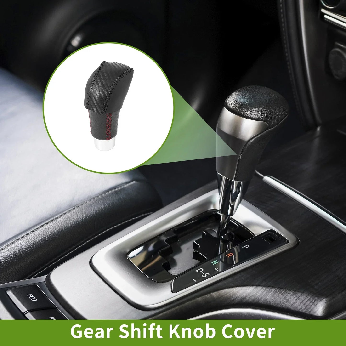 Car Gear Shift Knob Cover for Lexus RX350 (2023-2024) Carbon Fiber Black