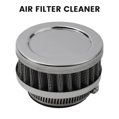 Air Filter Cleaner / 45MM Round Tapered Rubber Silver for Motorcycle