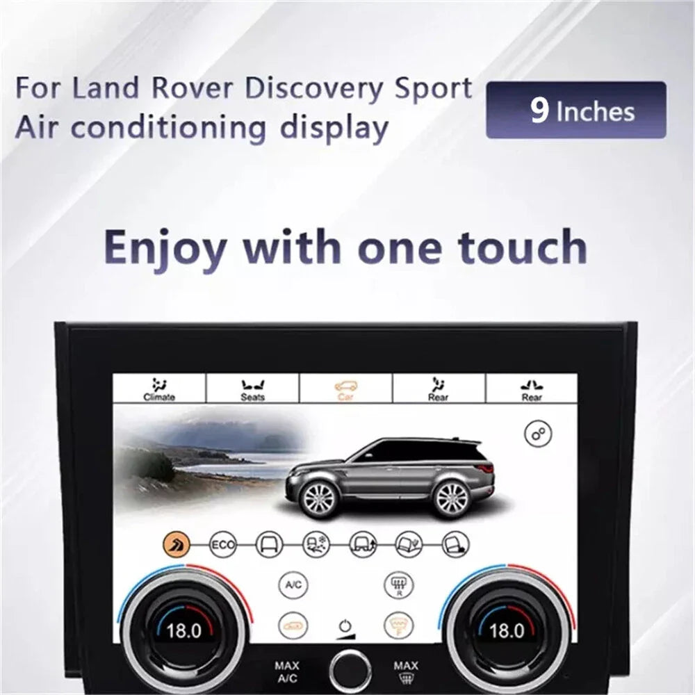 9 Inch AC Climate Touch Control Screen for Land Rover Discovery Sport (2020-2022)