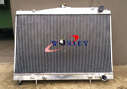 Aluminum Radiator & Fans for Nissan Skyline R33 R34 GT GTT GTR (1993-2003)