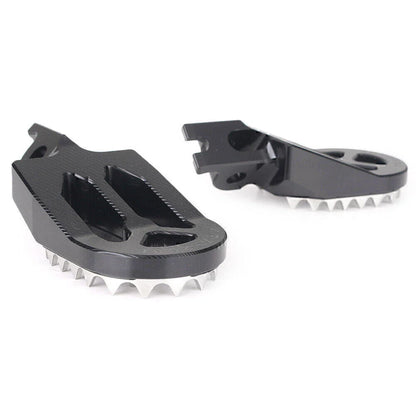 Black Shark Teeth Racing Foot Pegs for Kawasaki KX250 KX450 (2008-2015)
