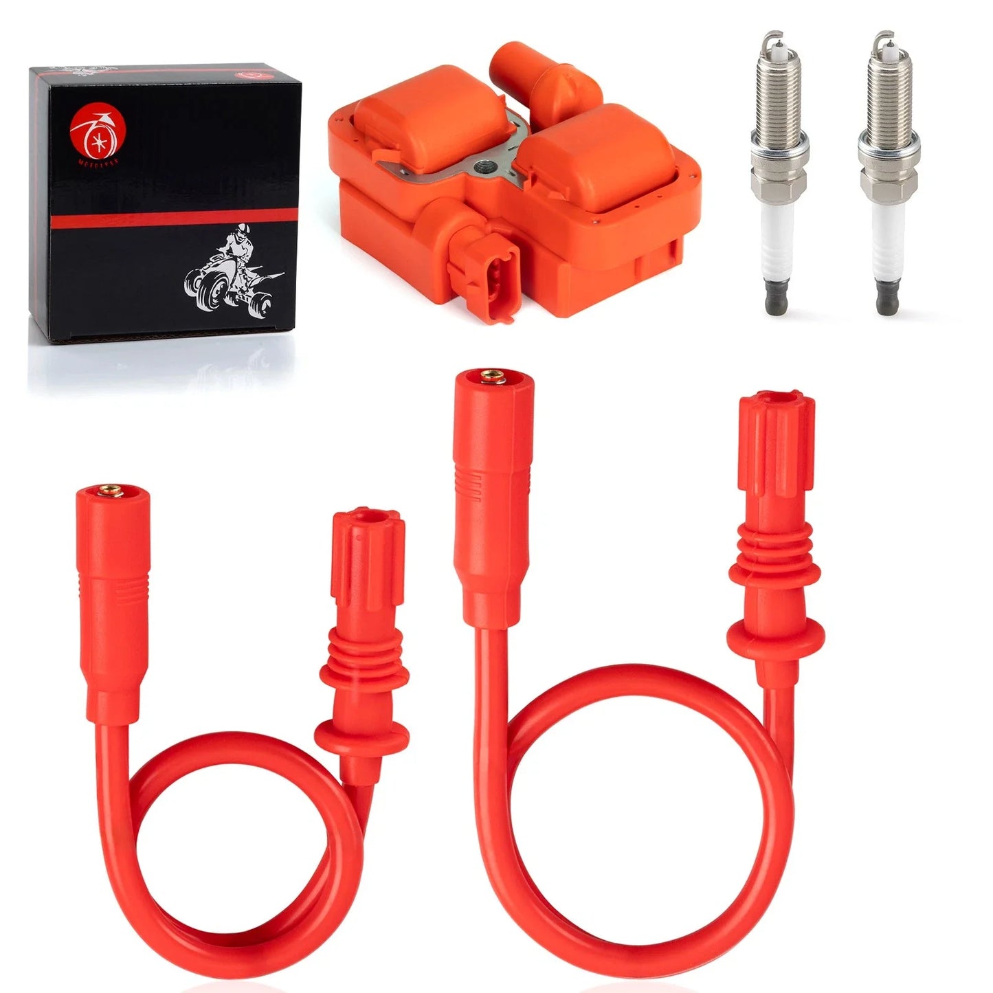 Ignition coil & spark plug cap w/ wire for Polaris Sportsman SP 850 (2019–2019)