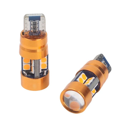 Pair Amber Car Position Parking Lights LED Bulbs for Car