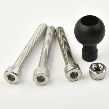 Motorcycle Handlebar Clamp Base 1in Ball M8 Screw for RAM Mounts