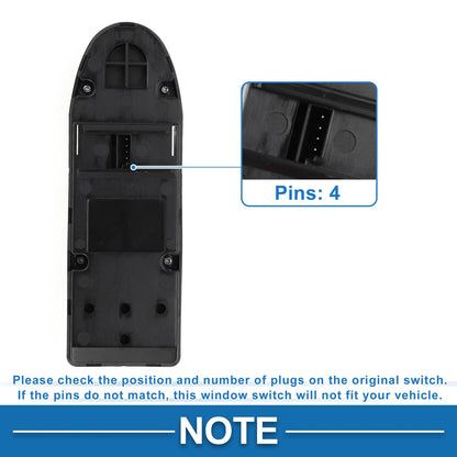 Power Window Switch Base 3.0L L6 for BMW 528i (2008-2010)