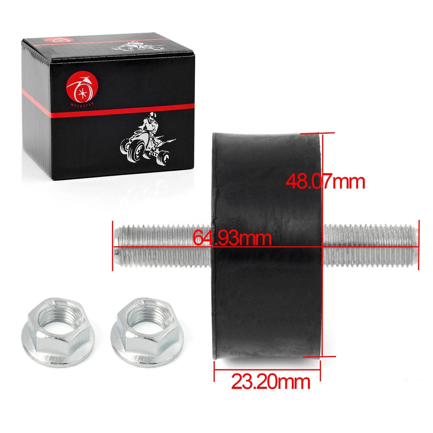 Front Mounts Kit Engine Rubber Motor for Polaris Sportsman (1999–2009)