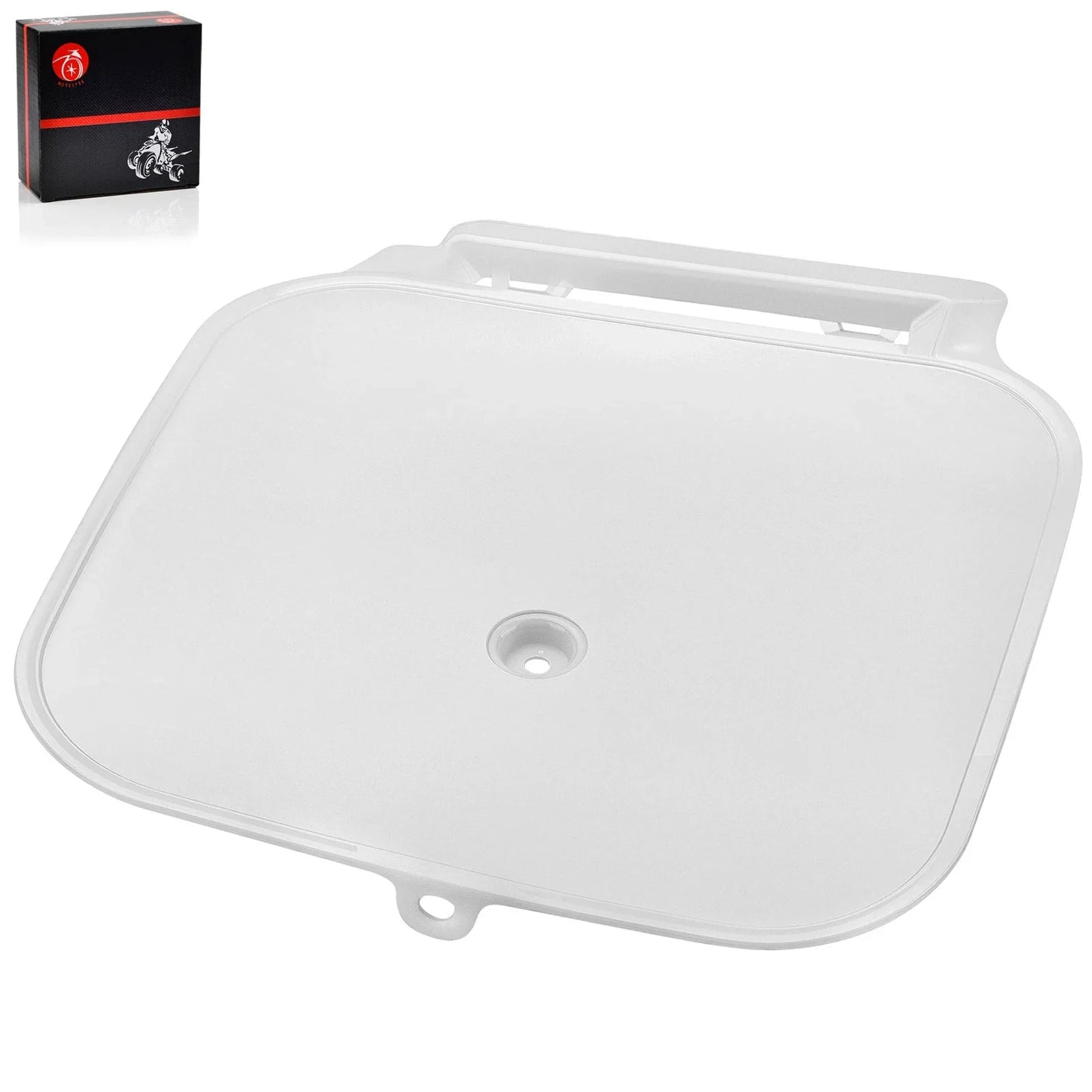 White Front Number Plate for Honda Z50R Z50 Z 50R (1988–1999)