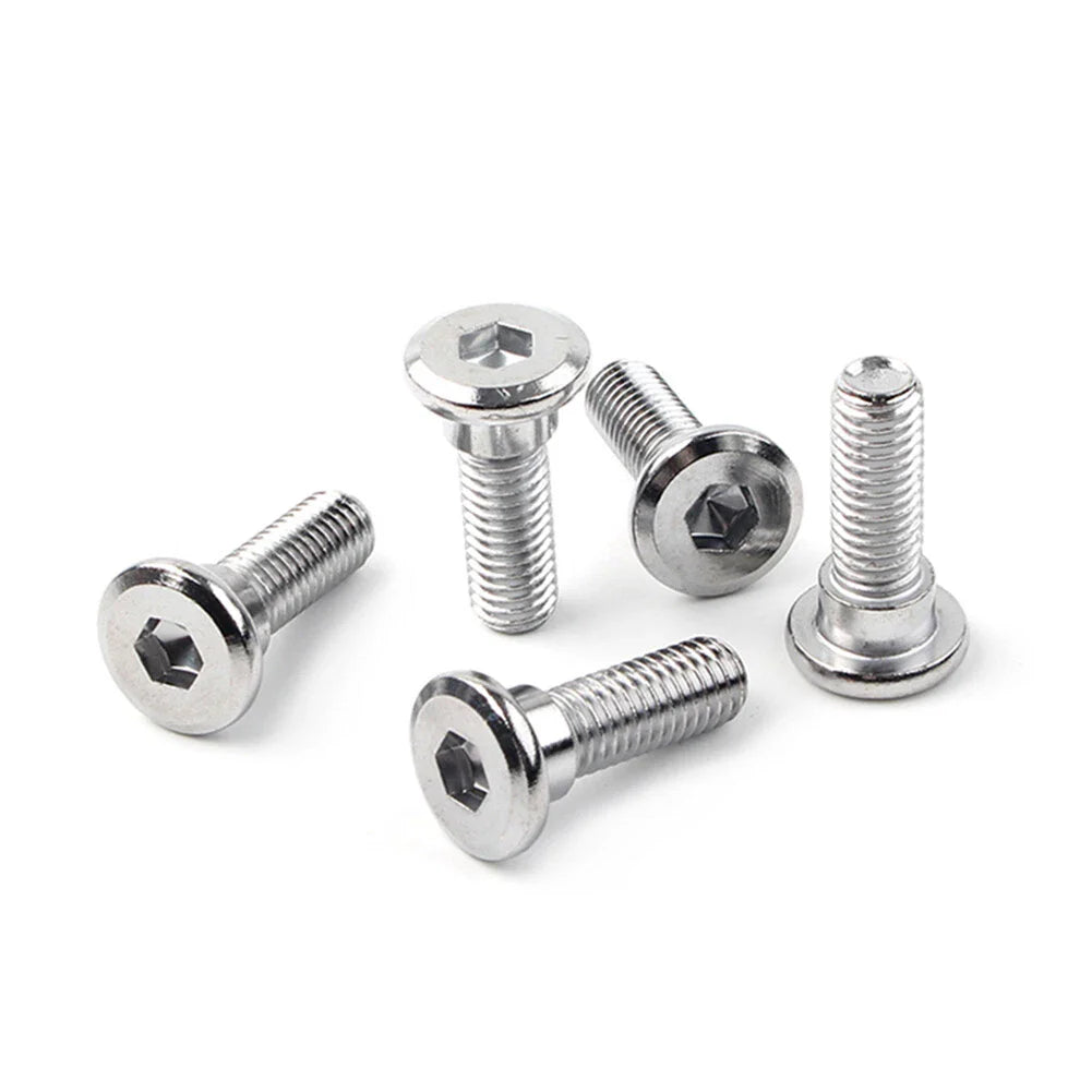 5 x M8x25mm Steel Bolts Hex Socket Disc Brake Rotor Screws Fasteners