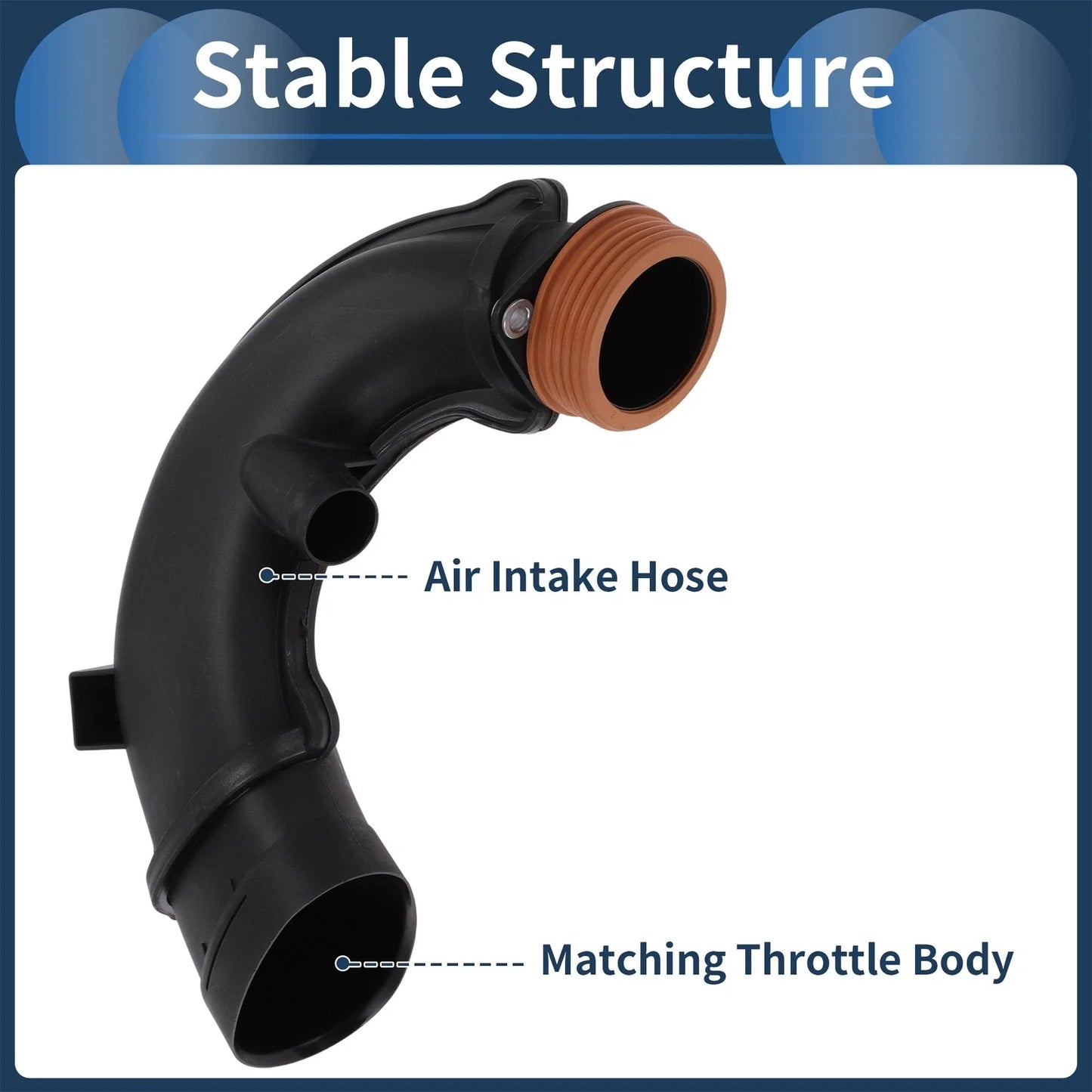 Engine Air Intake Hose for BMW 5 Series X5 X6 Left Right (2007-2013)