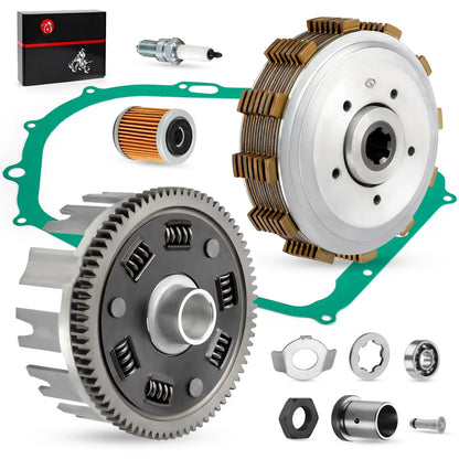 Heavy Duty Clutch Assembly w/ Gasket Clutch Basket for Yamaha Big Bear 350 (1987–1998)
