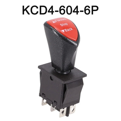 6Pin Latching Slide Rocker Switch for Forward Stop Back