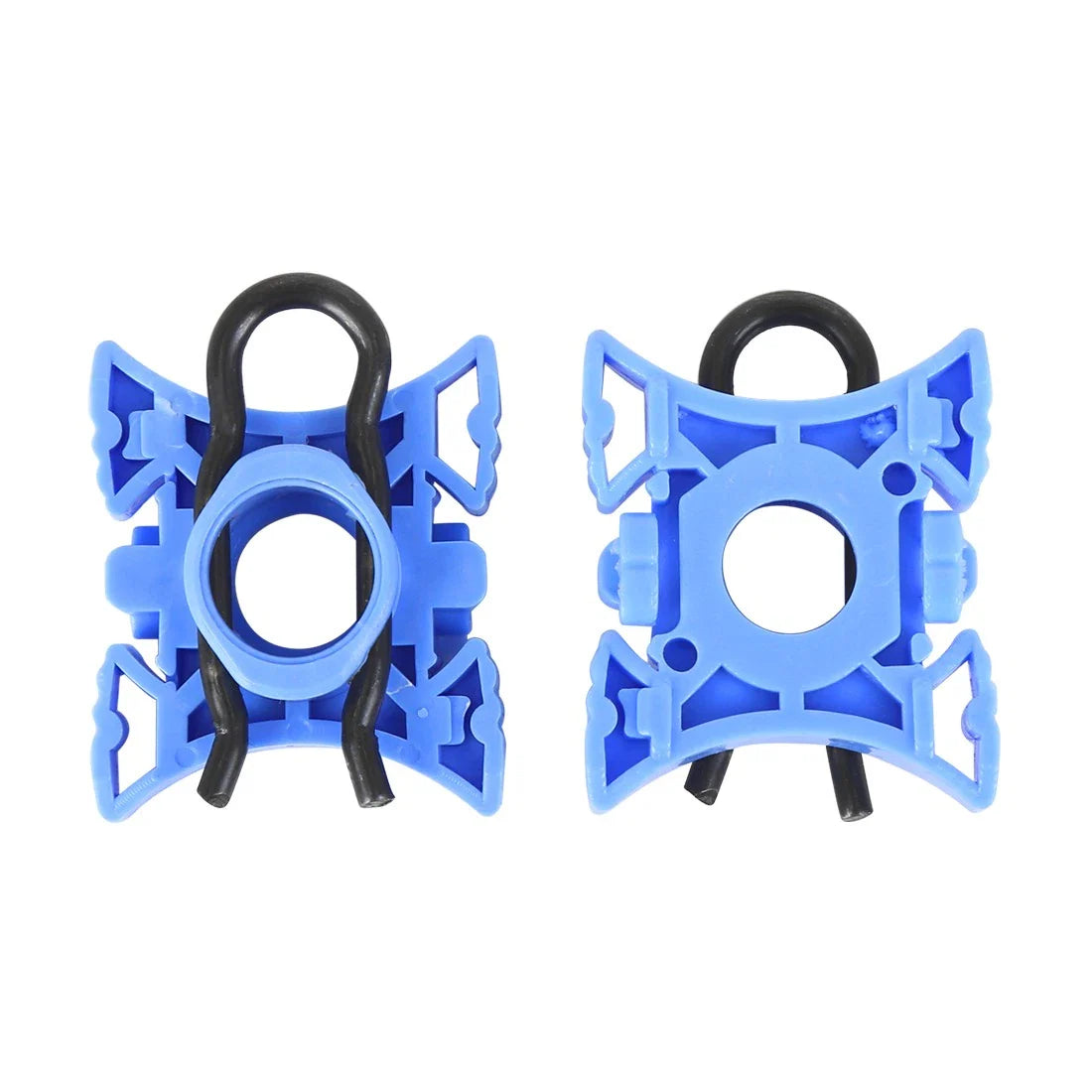 4 x 11.5mm Window Regulator Sliding Pivot Clips Blue for BMW E32 (1986-1994)