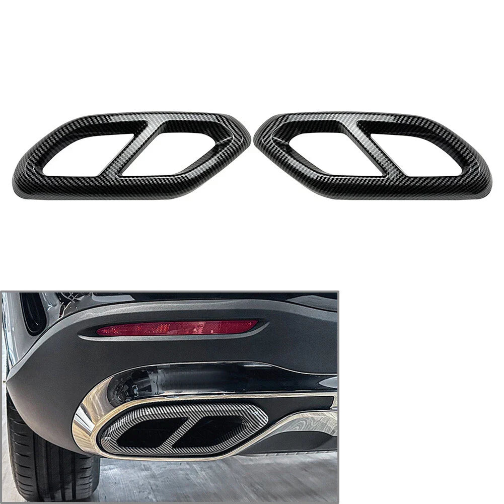 Exhaust Tail Pipe Muffler Tip Cover for Mercedes Benz GLC Class (2022-)