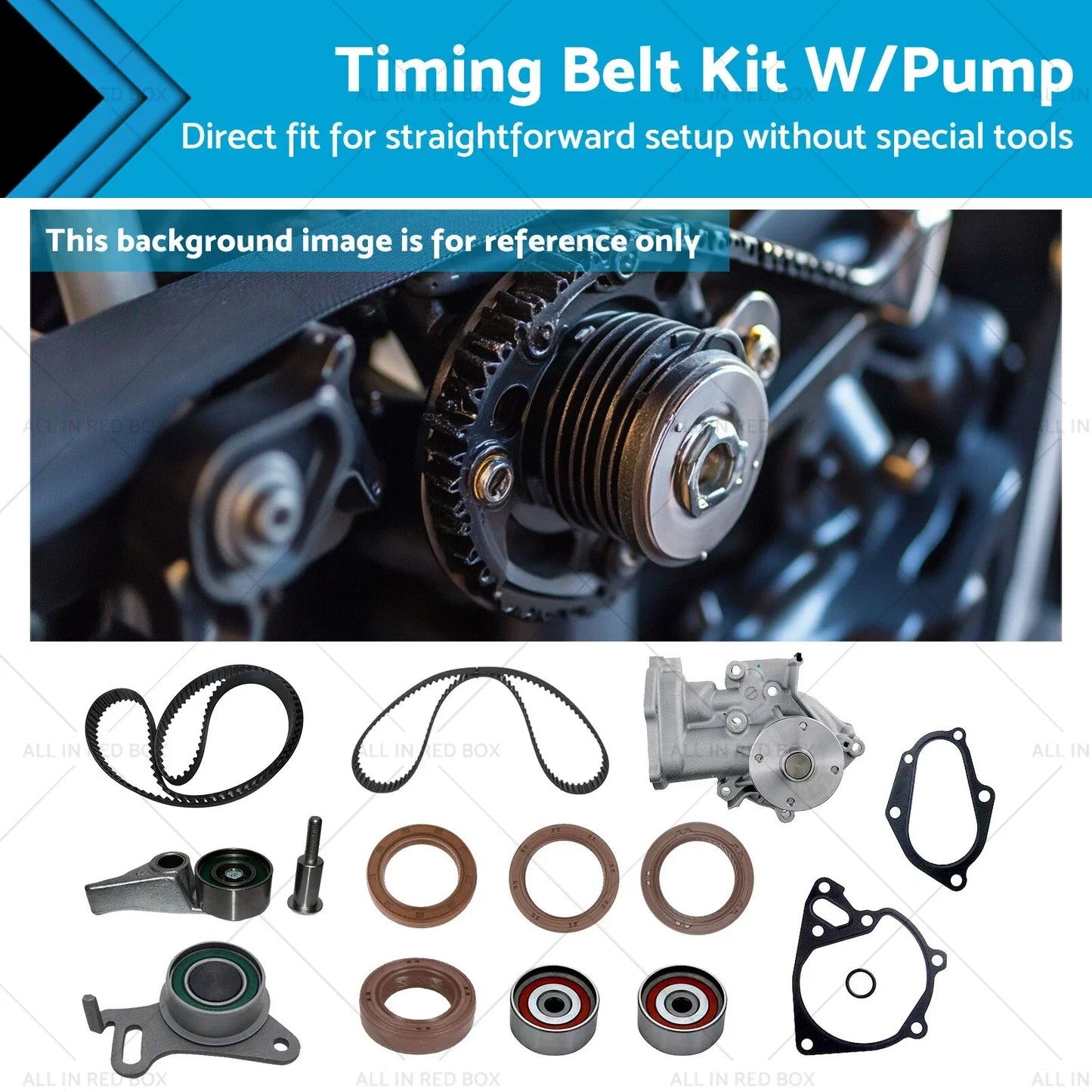 Timing Belt Kit for Mitsubishi Challenger Triton 4D56T 2.5L (2009-2015)